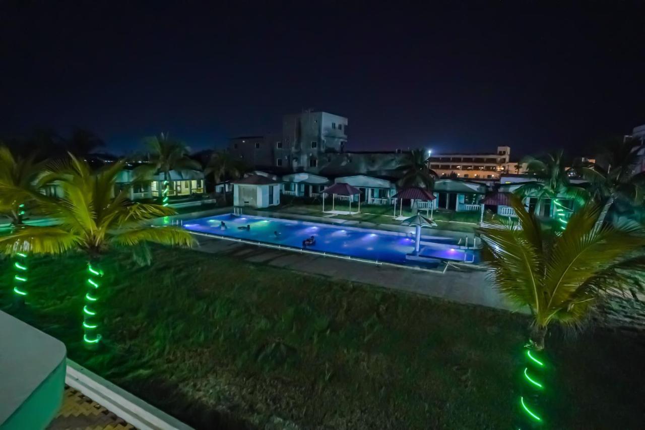 Silver Sand Eco Resort !! Beachfront !! With Biggest Pool And Huge Open Area !! Ideal For Weddings !! Couple Friendly !! Mandarmani Exterior photo