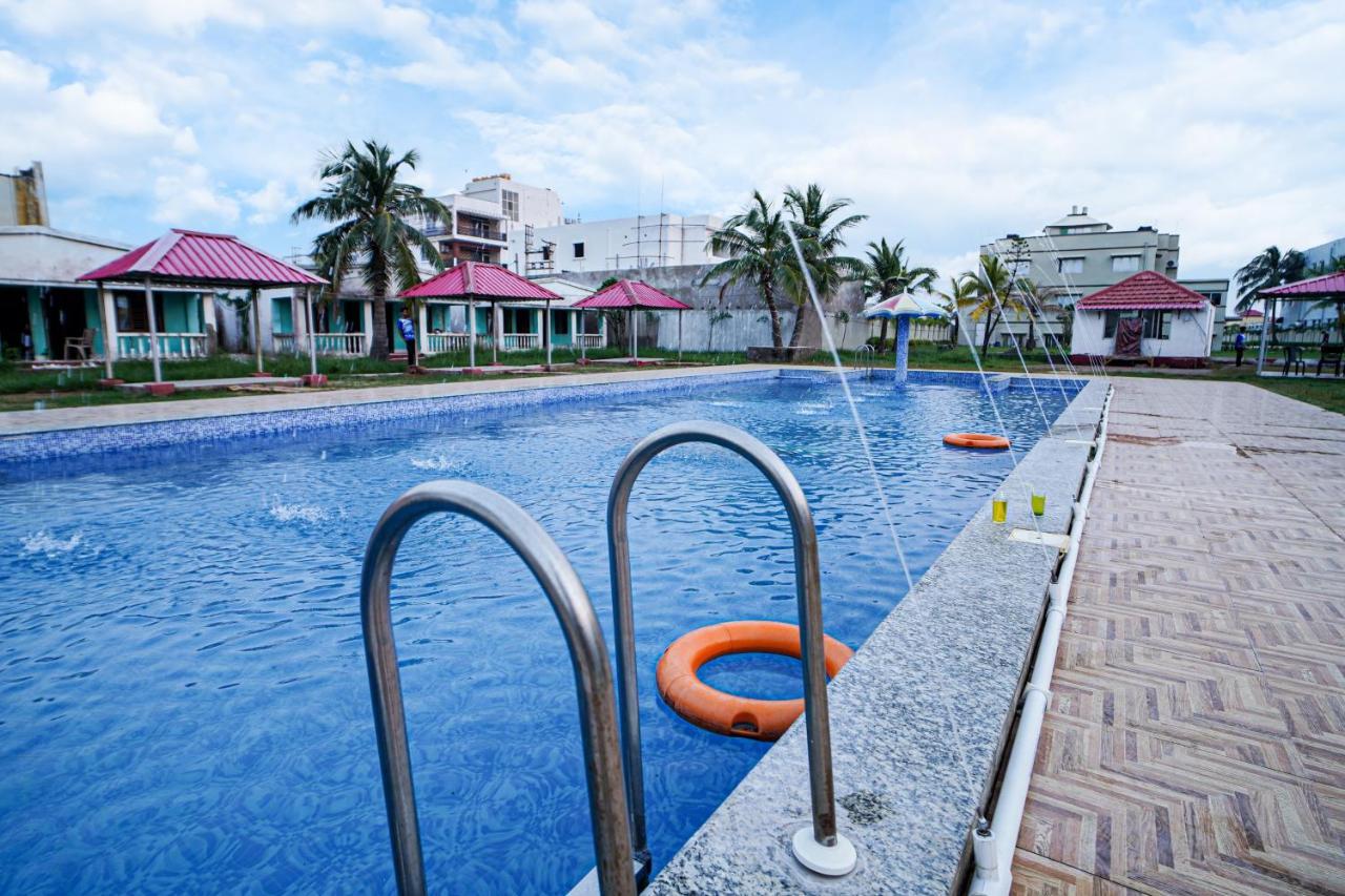 Silver Sand Eco Resort !! Beachfront !! With Biggest Pool And Huge Open Area !! Ideal For Weddings !! Couple Friendly !! Mandarmani Exterior photo